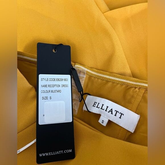 Elliatt Reception Cascade Ruffle Coctail Strapless Dress NWT - Picture 10 of 13